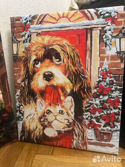 Картины по номерам раскрашенная