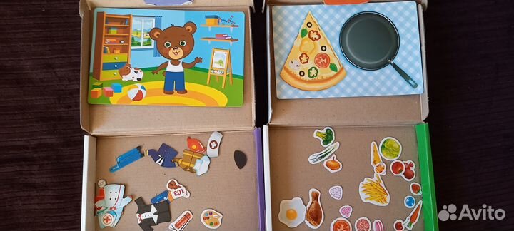 Пакет развивающих игр, книг для детей 3-4 лет