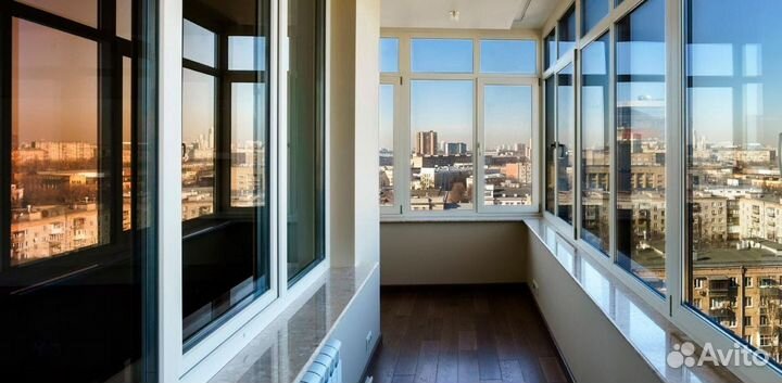 Алюминиевые окна рамы-купе