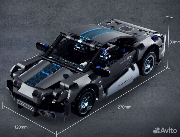 Конструктор Гоночная машина типо Lego Лего скидки