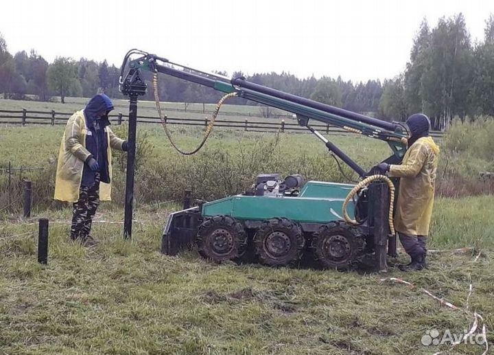 Винтовые сваи, установка винтовых свай