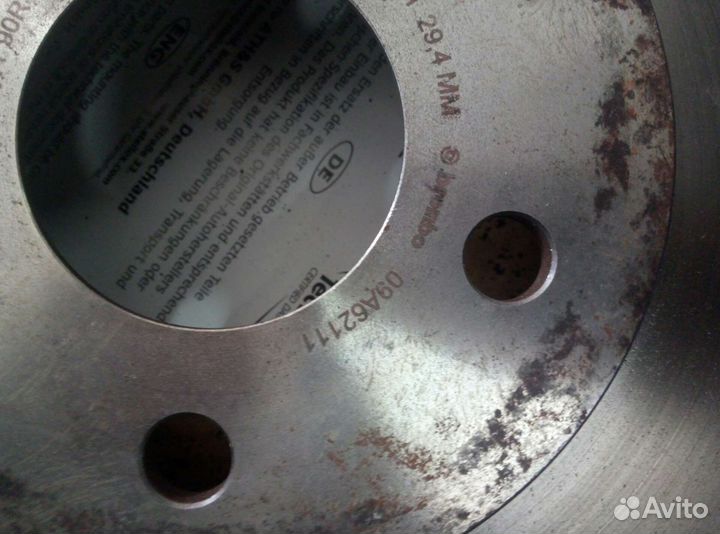 Тормозные диски мерседес