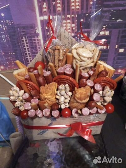 Съедобные букеты для мужчины