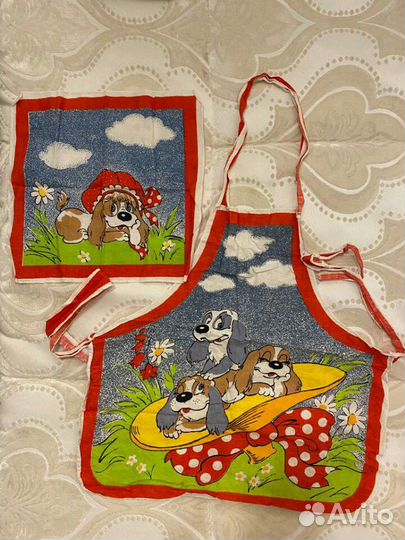 Фартук детский с косынкой