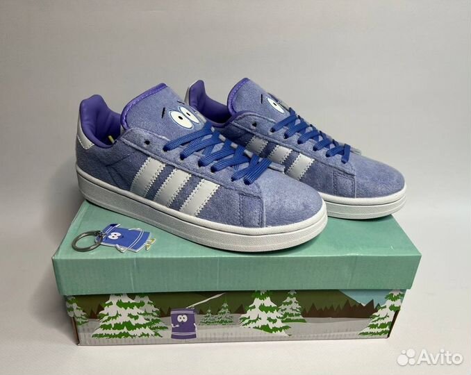 Adidas campus 80s jeremy scott. Adidas Campus 80s South Park. Adidas Campus 80s South Park Towelie. Кроссовки Campus 80s x South Park. Кампусы кроссовки синие.