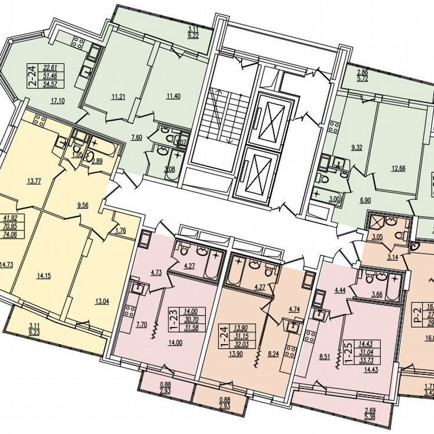 1-к. квартира, 36,4 м², 7/22 эт.