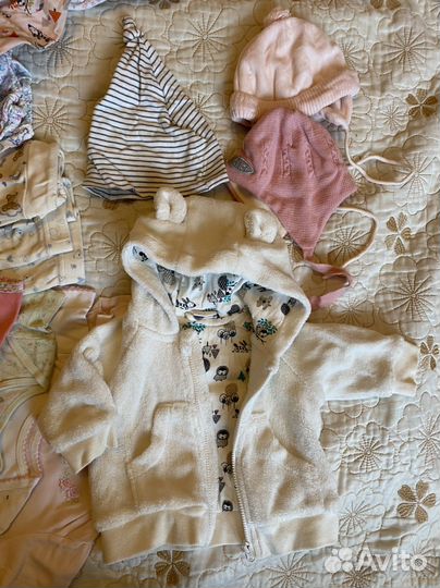 Детские вещи пакетом от 0 до 6 месецев