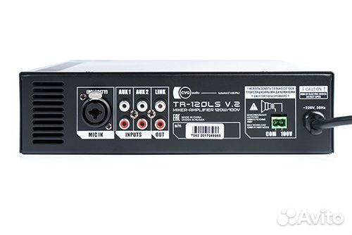 Миниатюрный микшер-усилитель cvgaudio TR-120LS/6