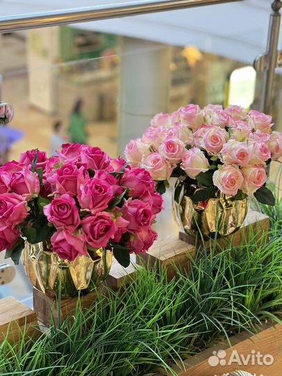 Искусственные цветы розы