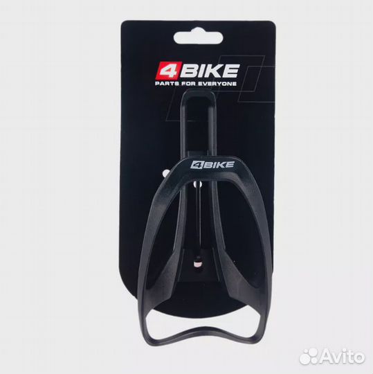 Флягодержатель, пластик 4bike 051, чёрный, в инд