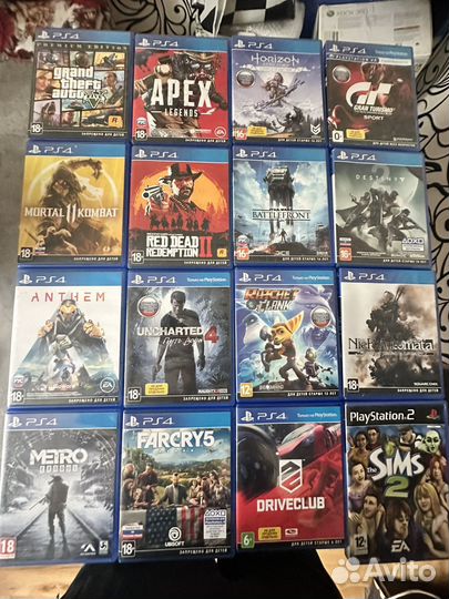 Игры PS 1, PS 2, PC PS 4, xbox360