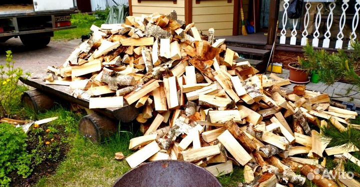 Дрова Береза любого объема в Приозерске