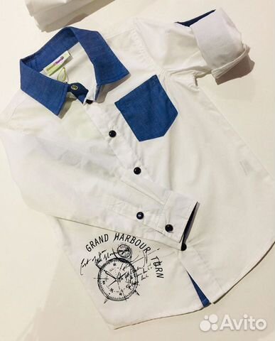 Рубашки для мальчика, новая, 98-116