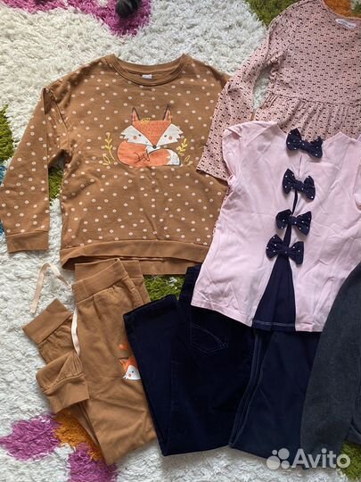 Пакет одежды для девочки на осень 116-122