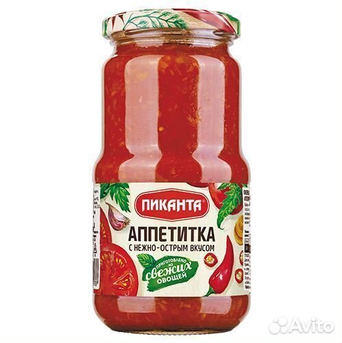 Аппетитка Пиканта с нежно-острым вкусом 520 г