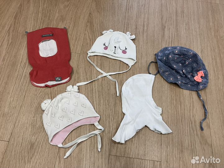 Шапки для девочки 1,5-2,5 года