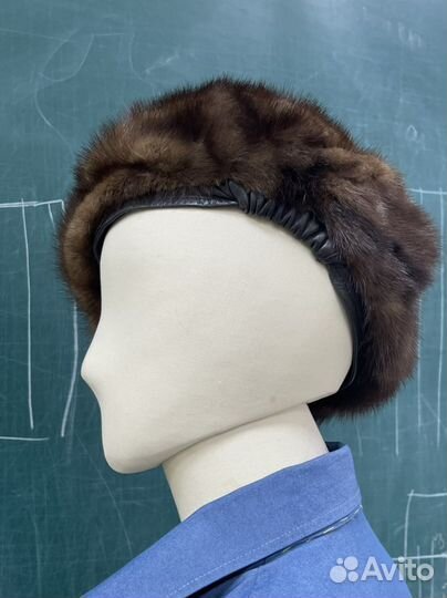 1+1 Шапка норковая, казанка
