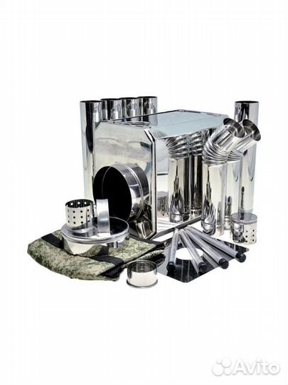 Печь пошехонка Турист 30 л с экранами