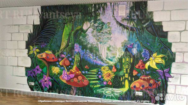 Услуги художника роспись стен