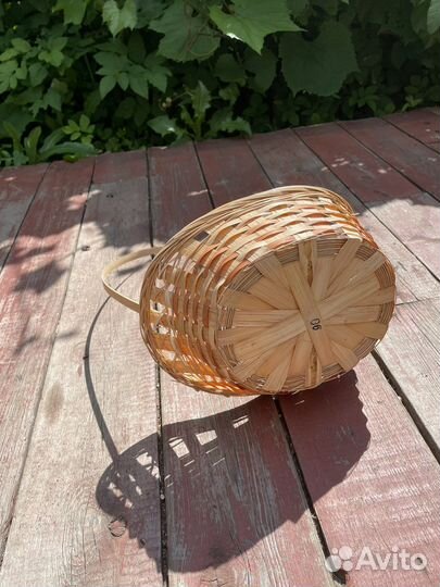 Корзина плетёная декоративная для подарка