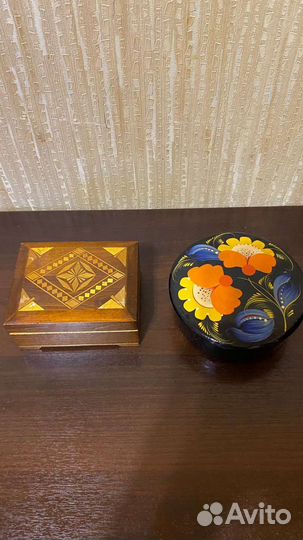 Супница и шкатулки СССР