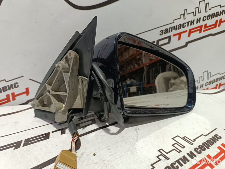 Зеркало audi A4 S4 8E2 8E5 B6 10 контактов правое 8E2858532AC синий, LZ5L KE413