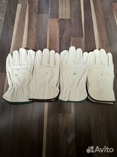 Мужские кожаные перчатки новые