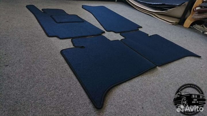 Автоковрики для BMW 7 серии e23, синие