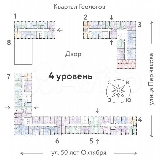4-к. квартира, 82,7 м², 4/25 эт.