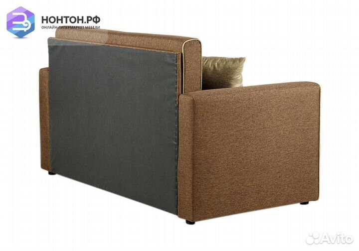 Диван выкатной Найс коричневый / бежевый