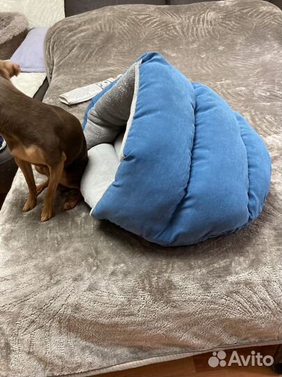 Лежанка домик для собаки