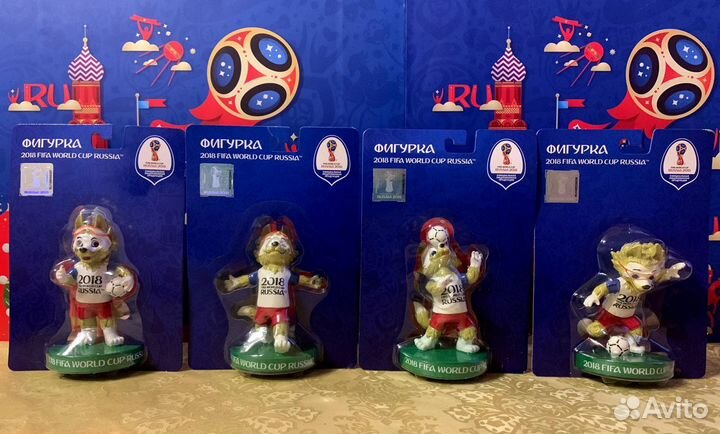 Набор статуэток Fifa (9 см) Забивака 2018