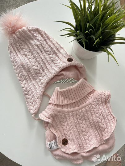 Комплект шапка, шарф