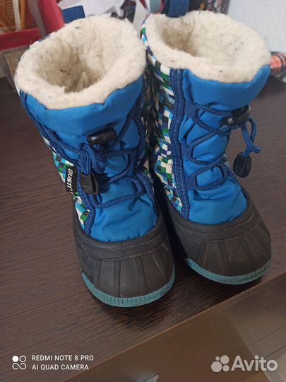 Сапожки зимние gusti 22 размер