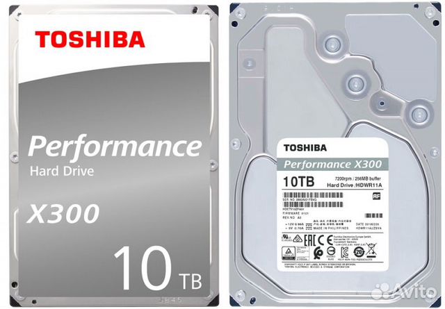 Жесткий диск Toshiba X300 Performance, 10Tb, 3.5