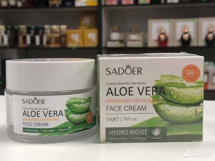 Крем для лица с эктрактом алоэ вера Sadoer Aloe