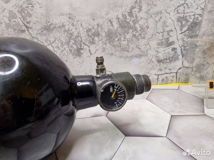 Баллон кевларовый Ninja 1,1 L с регулятором 4500 p