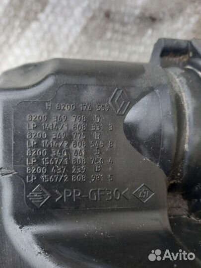 Рено сценик 2 корпус воздушного фильтра