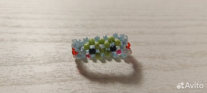 Кольцо из бисера