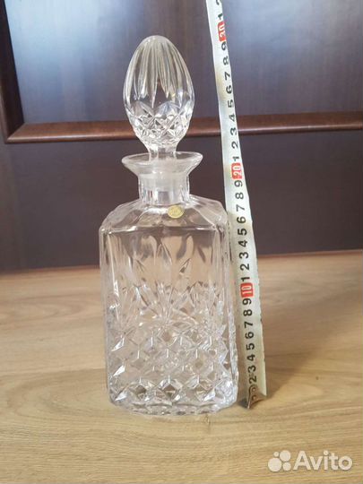 Графин со стаканами хрустальный