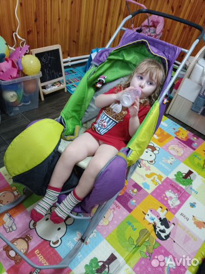 Детские санки коляска