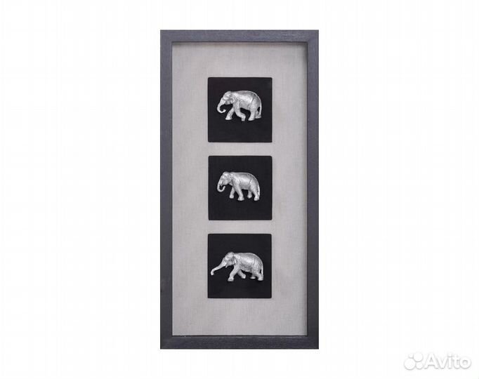 206436 Панно Bello Pittura Индийские слоны 1