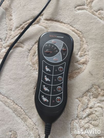 Вибромассажная накидка с подогревом для авто