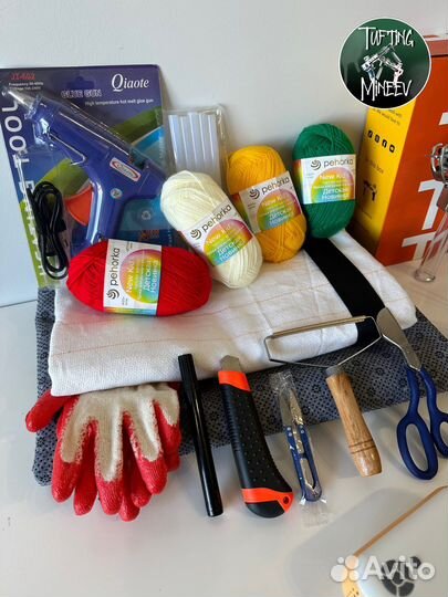 Тафтинговый пистолет ак1, Тафтинг набор ган