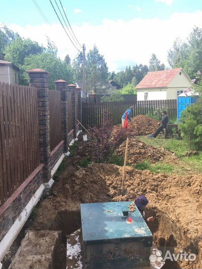 Септик установка, монтаж автономных канализаций