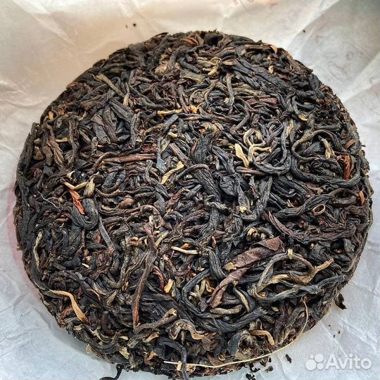 Красный китайский чай блин Дянь Хун 100гр