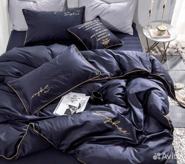 Постельное белье mency жатка сатин евро