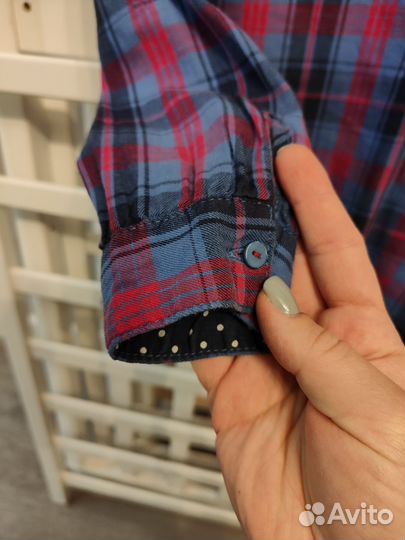 Рубашка в клетку детская