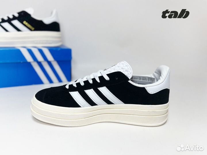 Кроссовки женские Adidas Gazelle Bold Core Black