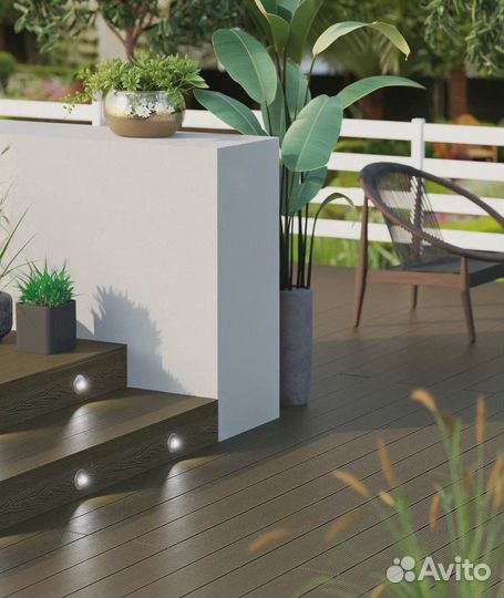 Террасная доска Decking urban Темный оре